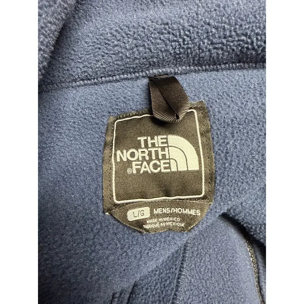The North Face Denali Fleece Jacket Mens L Blue Black Vintage Y2K T132 Full Zip